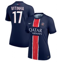 Fotbalové Dres Paris Saint-Germain Vitinha #17 Dámské Domácí 2024-25 Krátký Rukáv